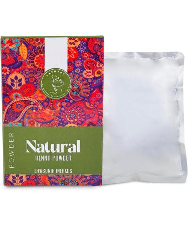 AATMANA Henna Powder (Lawsonia Inermis) Natural Looking Glossy Hair | Strengthens & Repairs Damage Hair| Men and Women Natural Hair Color - 100g - Buy Online on GoSupps.com