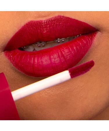 3ina Longwear Lipstick 250 - Dark Pink Red Matte Lipstick | Highly Pigmented Vegan Cruelty-Free Hydrating with Hyaluronic Acid - Perfect for All-Day Wear - Buy Online on GoSupps.com