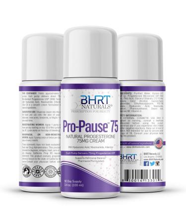 Progesterone Cream 7500mg Bioidentical Progesterone USP Natural - 90 Day Supply USA Made Pharmacist Formulated Paraben-Free Soy-Free & Non-GMO Menopause Relief  TTC PCOS Supplement - Buy Online on GoSupps.com