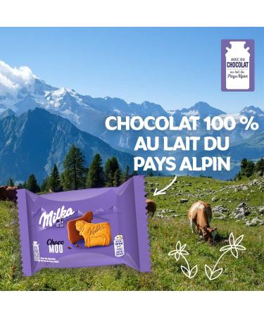 Milka Choco Moo - Milk Chocolate Covered Biscuit - Display of 24 Packets (40g) - Buy Online on GoSupps.com