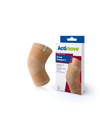 Actimove ARTHRITIS CARE Knee Support - Light Compression Support and Therapeutic Warmth For Knee Arthritis - Heat-Retaining Ceramic Fibre Yarns - Beige Medium
