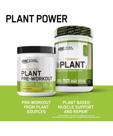 Optimum Nutrition Gold Standard Plant Pre-Workout Powder - Lemon Limeade Flavor | Vegan Supplement for Energy | 30 Servings 240g - Buy Online on GoSupps.com