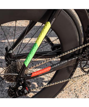 MUQZI 5 Pack Bike Frame Guard - Silicone Chainstay Protector for Mountain, BMX, Road Bikes - Small Black (Pack of 5) - Buy Online on GoSupps.com