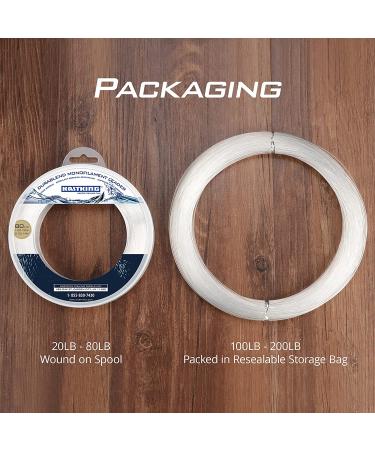 KastKing DuraBlend 40LB Monofilament Leader Line 120Yds Clear - Saltwater Fishing Leader - Buy Online on GoSupps.com