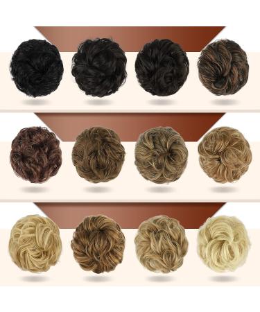 SOFEIYAN Claw Clip Wavy Curly Messy Bun Hair Piece | Gray & White Tousled Updo Hair Extension for Women - Buy Online on GoSupps.com