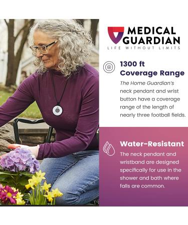 Medical Guardian Alert System: Bracelet & Necklace Alarm for Seniors - 24/7 Monitoring & Cellular Coverage (1 Month Free) - Buy Online on GoSupps.com