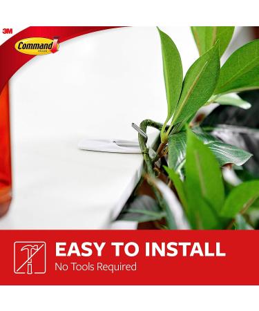 Command Medium Wire Toggle Hooks  Damage Free Hanging Wall Hooks with Adhesive Strips  No Tools Wall Hooks for Hanging Organizational Items in Living Spaces  7 White Hooks and 8 Command Strips Indoor 6 Hooks - Buy Online on GoSupps.com