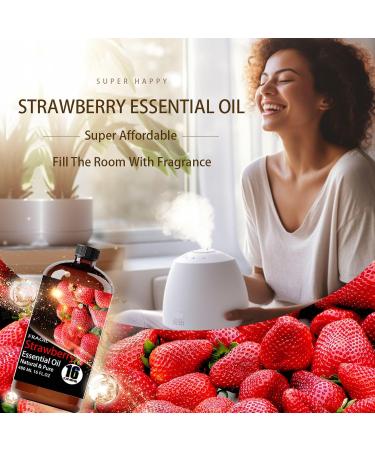 Cherry Blossom Essential Oil 8 Fl Oz and Strawberry Essential Oil 16 Fl Oz for Diffuser Humidifier Yoga Cleaning DIY Candle Soap Making Perfume Gift for Essential Oils - Buy Online on GoSupps.com