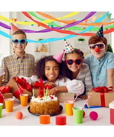 Rainbow Crepe Paper Streamers - 18 Rolls for DIY Art Projects, Baby Showers, Birthdays, and Fiesta Decorations - Buy Online on GoSupps.com