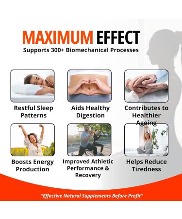 Highly Bioavailable Magnesium Glycinate Supplement - 400mg Elemental - 120 Capsules | Made in UK | GMP Certified - Buy Online on GoSupps.com
