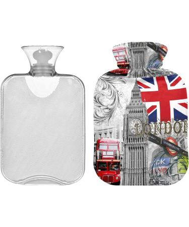 Buy Naanle London Big Ben 1L Transparent Hot Water Bottle | Hand Warmers & Pain Relief | Heat & Cold Therapy - Buy Online on GoSupps.com