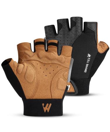 West Biking bicycle gloves men - redesigned MTB gloves breathable racing bike gloves fingerless slip -resistant bike gloves women summer reflective climbing gloves XL