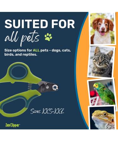 Zen Clipper - Revolutionary 2mm Pet Nail Clipper | Safe & Easy Tip Trimming (Purple) - International Shipping - Buy Online on GoSupps.com