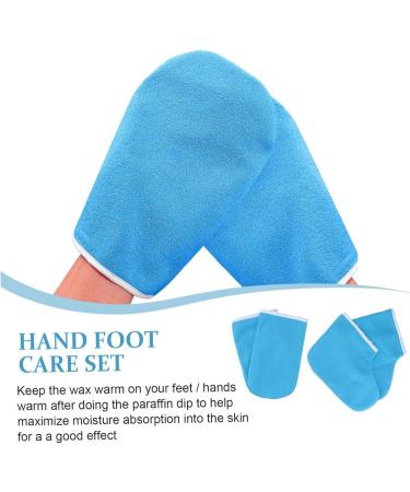 FRCOLOR Nursing Accessories Sets paraffin bath hand cover Bath Treatment bath foot hand cover parrafin mitts and booties paraffin foot cover Work mittens Paraffin Wax Warmer Mittens - Buy Online on GoSupps.com