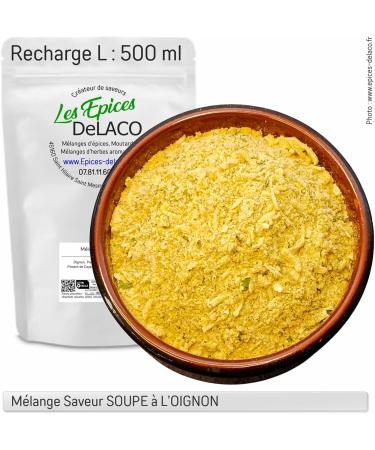SAVEURS SOUPE L OIGNON 540g XL ... m langes d' pices herbes aromates condiments piments pour viandes poissons l gumes marinades salades barbecue - Les EPICES DeLACO - Buy Online on GoSupps.com