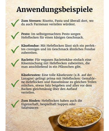 Bakery Spiegelhauer Bio Edel-Hefflocken 400g - Gluten-Free Vegan Nutritional Yeast Flakes | Organic Spice & Cheese Flavor | High in Nutrients - 1 Pack - Buy Online on GoSupps.com