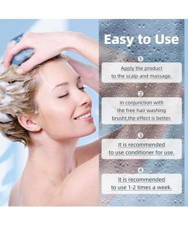 Scalp Scrub Exfoliator - Nourishing Treatment for Dry Itchy Scalp & Dandruff | Clarifying Hair Care for Healthier Hair Growth - Buy Online on GoSupps.com