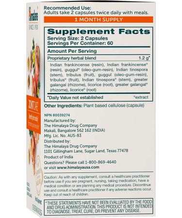 Himalaya JointCare - 120 Vegetarian Capsules for Joint Health & Mobility - Buy Online on GoSupps.com