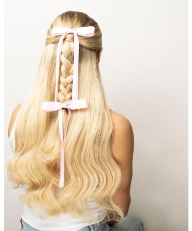 Brushworks Satin Hair Bow Duo Pink - Buy Online on GoSupps.com