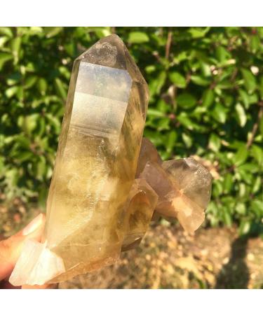 Stone 300G Natural Citrine Cluster Specimen Quartz Crystal Balance Gemstone Decoration Crystal Cluster - Buy Online on GoSupps.com