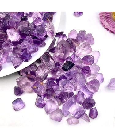 100g Bulk Purple Amethyst Raw Rough Stone Quartz Crystals Rock Aquarium Home Room Decoration Gemstone Fish Tank Gift Reiki Crystal Stone 100g Amethyst - Buy Online on GoSupps.com