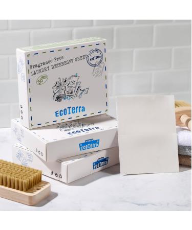 Eco Terra Laundry Detergent sheets 30 Detergent sheets up to 60 loads No Plastic Travel Laundry Sheets Fresh