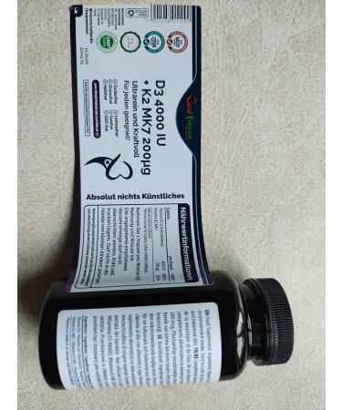 Best Immune International Best Immune Natural Vitamin D3 4000IU K2 MK7 200mcg Premium Quality 100 Capsules Immune Support Maximum Absorption Premium Quality - Buy Online on GoSupps.com