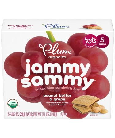 Plum Organics Jammy Sammy Variety Pack - 6 Count Organic Snack for Kids-Toddlers, 30 Count Pack - Buy Online on GoSupps.com