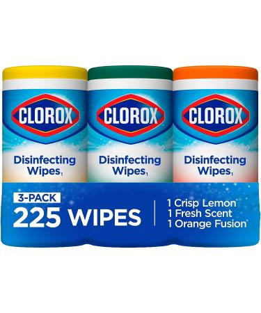 Clorox Disinfecting Wipes Value Pack - 75 Count Each, Pack of 3 (Package May Vary) - Buy Online on GoSupps.com