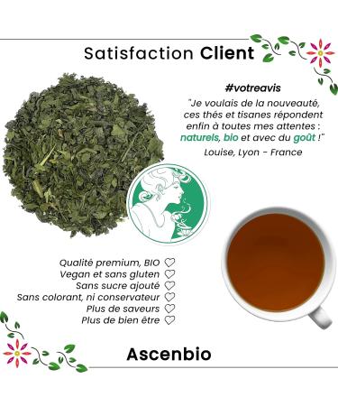  Ascenbio Ascenbio Organic French Mint Green Tea Marrakech Tea Refreshing Softness 180g Loose Prepared and packaged in France Biodegradable Packaging - Buy Online on GoSupps.com
