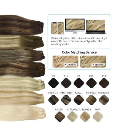 Buy Doores Clip-in Extensions - 50cm Light Blonde Highlights 150g Remy Real Hair 9 Pieces Smooth & Straight - Ideal for Natural Look - Buy Online on GoSupps.com