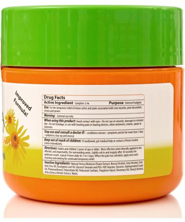 Max Relief Arnica Montana Pain Cream Joint Inflammation Fibromyalgia & Plantar Fasciitis Relief Emu Oil - 3 Oz - Buy Online on GoSupps.com