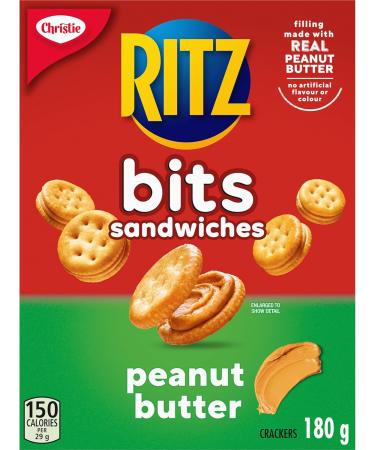 Ritz Bits Cheese Sandwich Crackers School Snacks 180g & Ritz Bits Peanut Butter Sandwich Crackers School Snacks 180g Crackers + Bits Sandwiches Peanut Butter Cheese 180 g (Pack of 1) - Buy Online on GoSupps.com