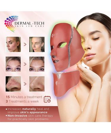 FDA Cleared 8-in-1 LED Light Therapy Face Mask for Anti-Aging & Dark Spot Removal + Ice Roller - Rose Gold - Buy Online on GoSupps.com