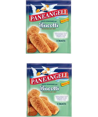 Paneangeli Instant Dry Levure pour Biscuits 3 x 9 g Lot de 2