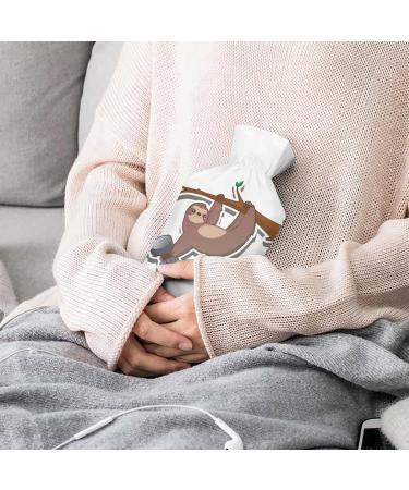 Funny Sloth Hot Water Bottle - Plush Cover Hand Warmer for Adults & Kids | 26.5x15.3cm - Perfect Gift! - Buy Online on GoSupps.com