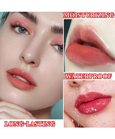 4Pcs Lip Tint Stain Set - Long Lasting Mini Liquid Lipstick | Non-Sticky Matte Velvet Lip & Cheek Tint | Waterproof & Moisturizing Lip Makeup - Buy Online on GoSupps.com