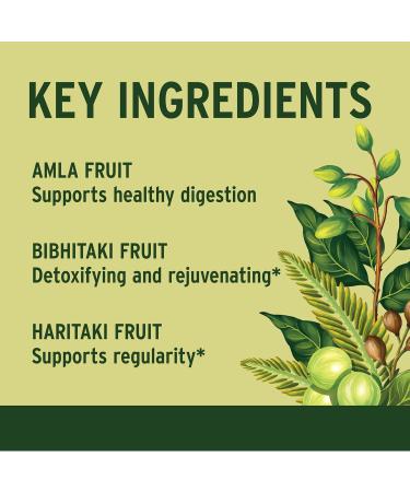 Buy Organic Banyan Botanicals Triphala Tablets | 180 Non-GMO Vegan Tablets for Digestion & Gut Health - Amla Haritaki & Bibhitaki - Buy Online on GoSupps.com