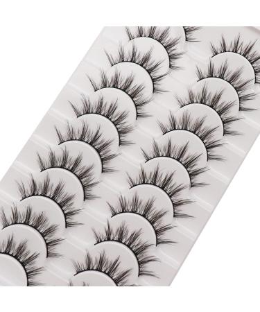 Ahrikiss Manga Lashes False Eyelashes - Manga-6D75 - 10 Pairs - Buy Online on GoSupps.com