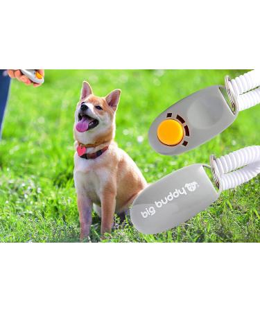 Big Buddy Professional Clicker with Elastic Wrist Strap - Perfect Dog & Cat Training Tool for Effective Clicker Training - Buy Online on GoSupps.com