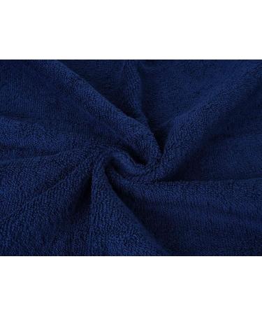 CASA COPENHAGEN 550 GSM 6Pcs Towel Set - Super Soft Egyptian Cotton Towels for Bath, Kitchen & Shower - American Blue & Red - Buy Online on GoSupps.com