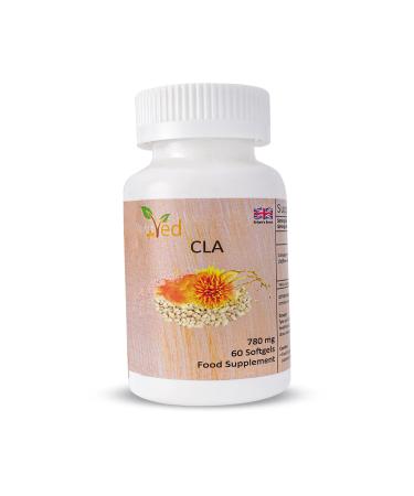 Ved Cla conjugated linoleic acid weight management tablet natural 780 mg CLA made of thistle oil 60 soft capsules (stock for 60 days)