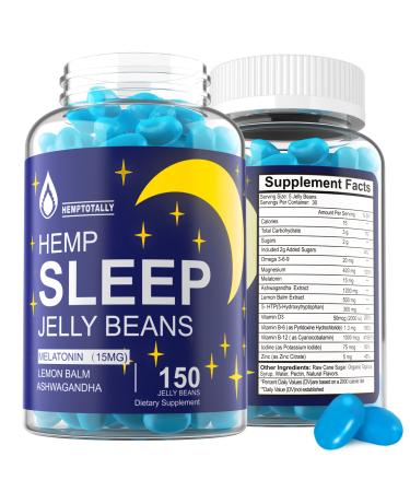Melatonin 3mg 15mg for The Whole Family with Ashwagandha, 5-HTP, Lemon Balm, Magnesium, B12, B6 Chewable & Low Sugar - for Healthy Rest Cycle, Deep Zzzs, Positive Mood & Brain Health, 150 Counts