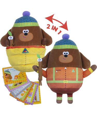 Hey Duggee Explore and Snore Camping Duggee with Sticky Stick - Sustainable Soft Toy (2174) - Buy Online on GoSupps.com