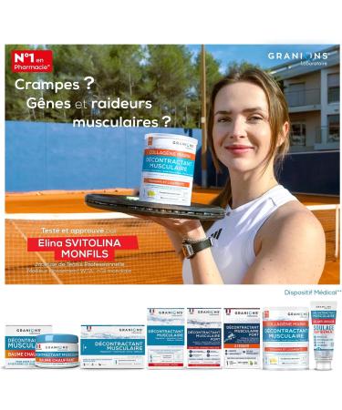 GRANIONS D contractant Musculaire - Creme Chauffante Musculaire - Articulations et Muscles - Baume D contracturant Musculaire - Vaseline Camphre Huiles Essentielles baume chauffant - Buy Online on GoSupps.com