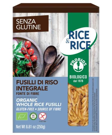 Probios Probios Organic Gluten-Free Whole Grain Fusilli Rice Pasta 250g - Pack of 3