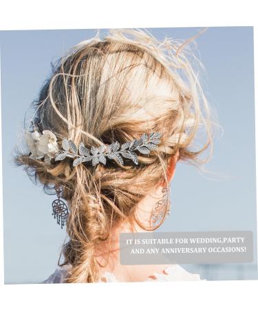 FRCOLOR Goddess Headpiece Styling Hair Clips Silver Headpiece Retro Hair Combs Hair Combs for Wedding Hairstyles Wedding Hair Comb Silver Bridal Comb Women Hair Pins Hair Accessories - Buy Online on GoSupps.com