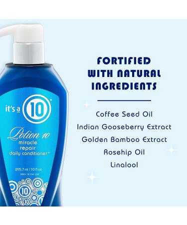 It's a 10 Haircare Potion Miracle Repair Conditioner 10 fl. oz. - Repair and Revitalize Your Hair - Buy Online on GoSupps.com