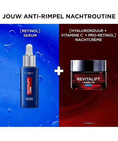L'oreal Paris Revitalift Laser X3 Anti-Aging Night Cream-Mask - Pack of 2 - Buy Online on GoSupps.com