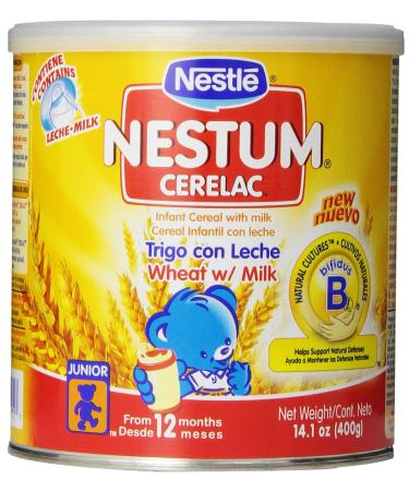 Nestle Cerelac Wheat with Milk Cereal, 14.10 Ounce